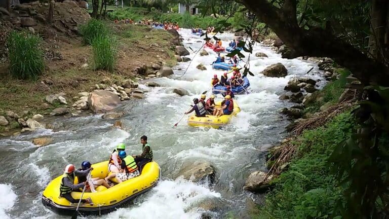 White Water Rafting with Elephant Bathing or ATV